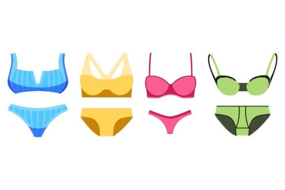 Bikini Sea Embroidery Design