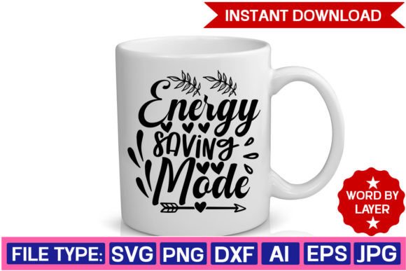 Energy Saving Mode Svg Design