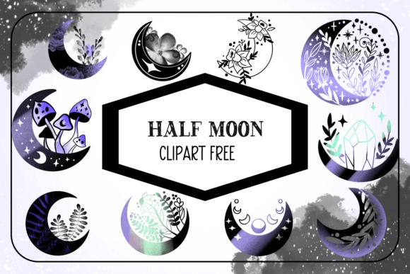 Half Moon Clipart Free