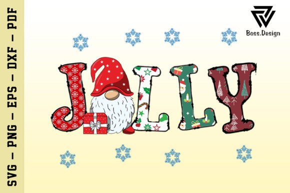 Holly Jolly Christmas SVG Graphics Freebies