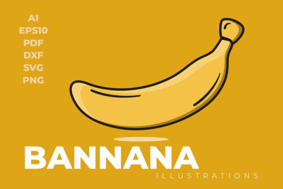 Illustration of Banana - Fruit Vector