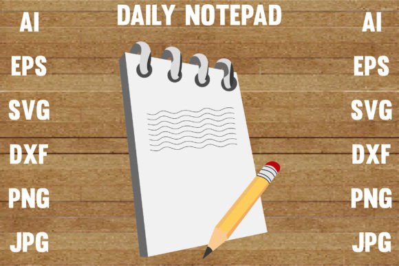 Note Pad Design: Graphics for Freebies