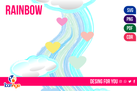 Rainbow Arcoiris Graphics Freebies