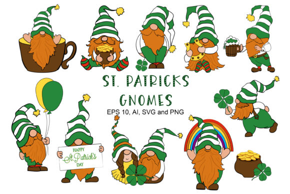 St. Patricks Gnomes: Graphics for Local Business Branding